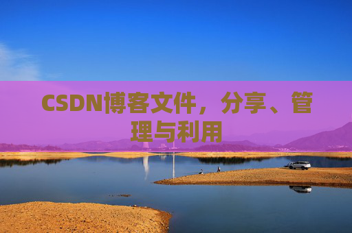 CSDN博客文件，分享、管理与利用